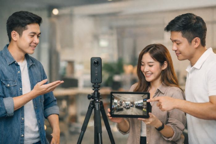 Hướng dẫn chụp ảnh 360 cơ bản cho team marketing nội bộ (Làm đúng ngay từ lần đầu)