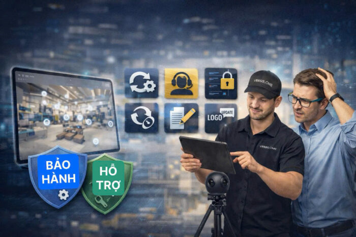 Bảo hành & hỗ trợ sau khi bàn giao tour VR360 như thế nào?