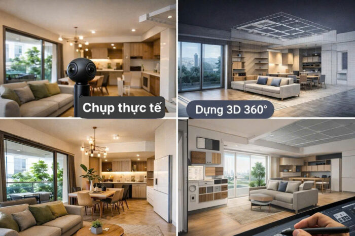 3D 360 là gì? Khác gì ảnh 360 chụp thực tế?