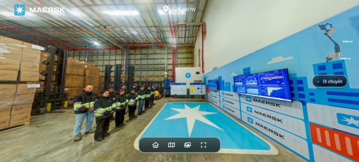 Tour 360 giúp chuẩn hóa onboarding nhân sự kho logistics ra sao?