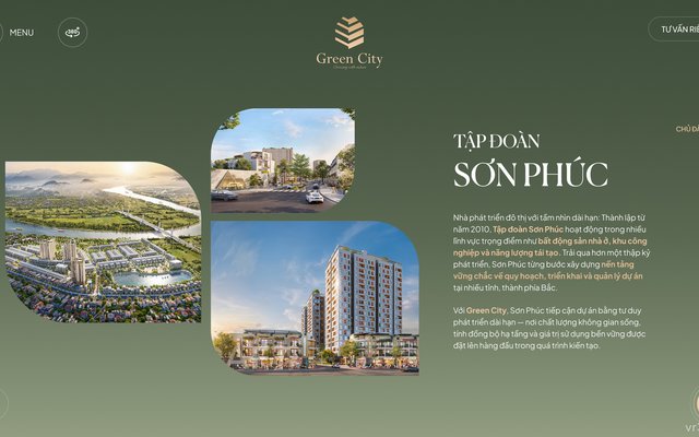 Green City · Tuyên Quang · Giới thiệu chủ đầu tư