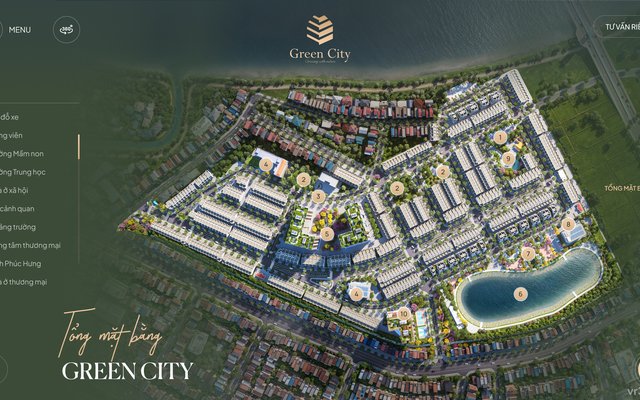 Green City · Tuyên Quang · Tổng mặt bằng