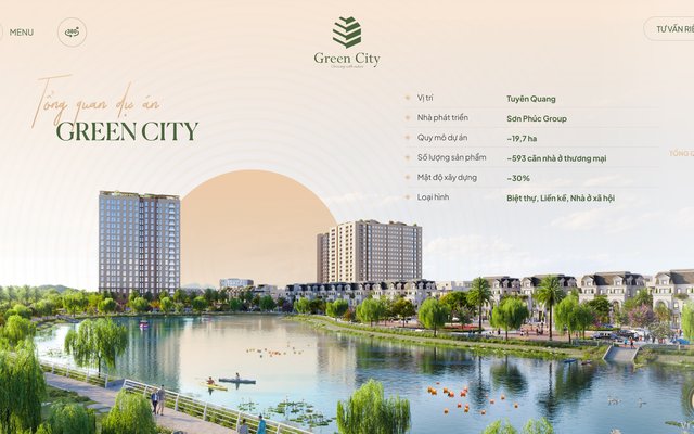 Green City · Tuyên Quang · Tổng quan dự án