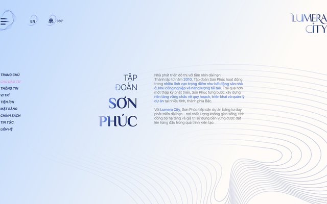 Lumera City · Chủ đầu tư