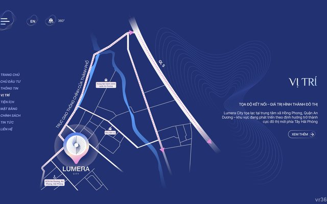 Lumera City · Vị trí